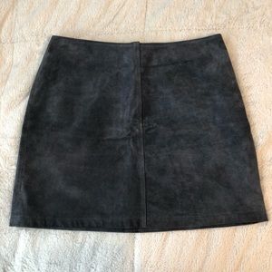 Warehouse London Leather Mini Skirt